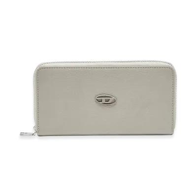 Diesel Continental Zip L Long Wallet "Light Gray"
