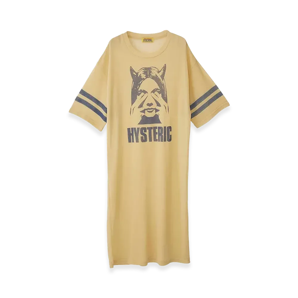 HYSTERIC GLAMOUR Women's See No Evil Dress "Yellow"
