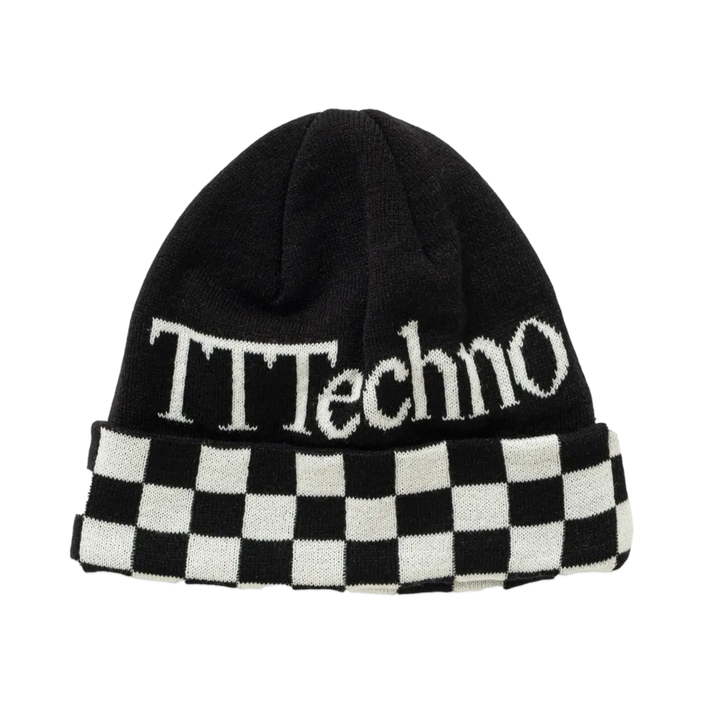 TTT MSW x ICE & TECHNO Logo Beanie "Black"