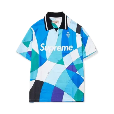 Supreme x Emilio Pucci Soccer Jersey "Blue"