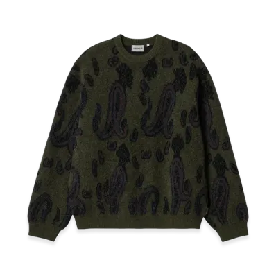 Carhartt WIP Medford Sweater "Plant Paisley Jacquard"