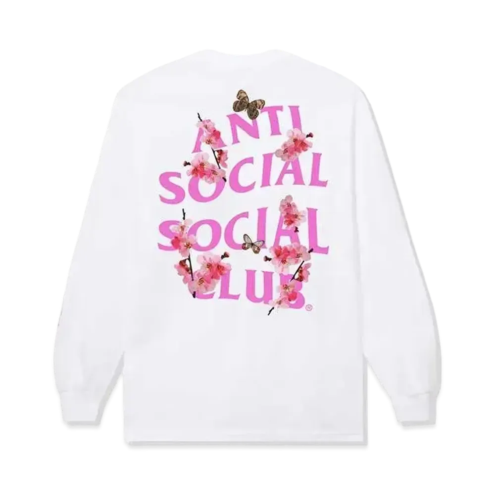 ANTI SOCIAL SOCIAL CLUB Kkotch Long Sleeve Tee "White"