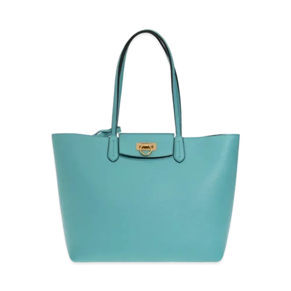 Salvatore Ferragamo Tote Bag "Tyrone Turquoise"