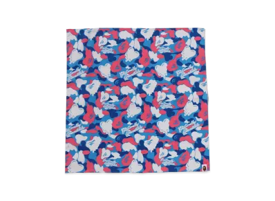 A BATHING APE x EMOTIONALLY UNAVAILABLE Bandana "Blue"