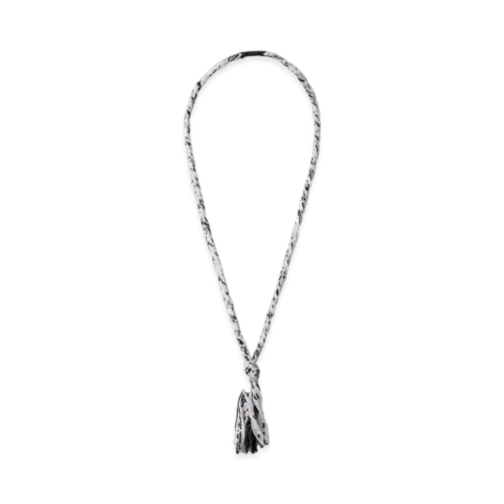 NEIGHBORHOOD JQ Braid Necklace "White"