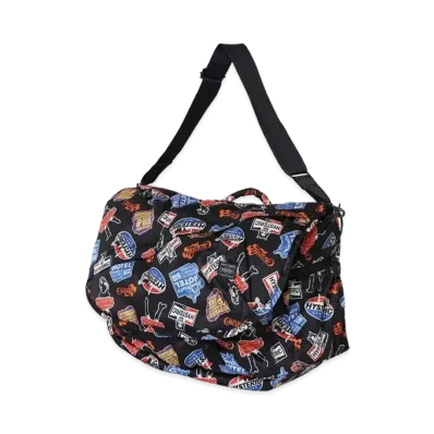 HYSTERIC GLAMOUR x PORTER Classic Stickers Pattern Messenger Bag "Black"