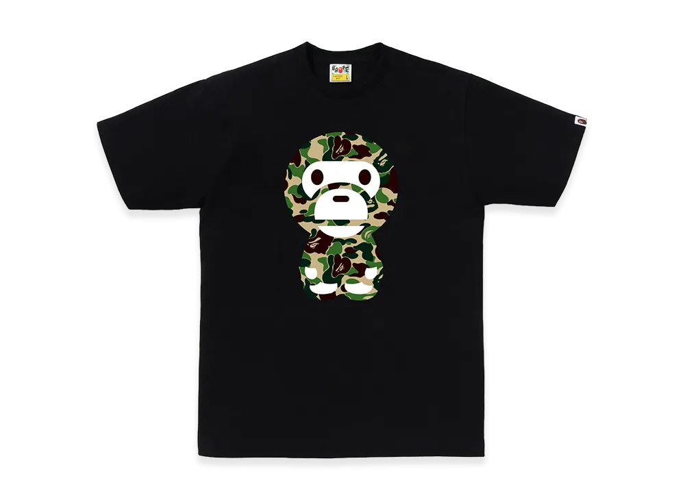 A BATHING APE ABC Camo Big Baby Milo Tee "Black/Green"
