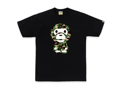 A BATHING APE ABC Camo Big Baby Milo Tee "Black/Green"