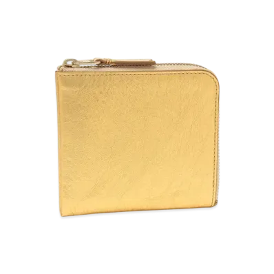 COMME des GARCONS CDG Coin Case L Shaped Non Zipper "Gold"