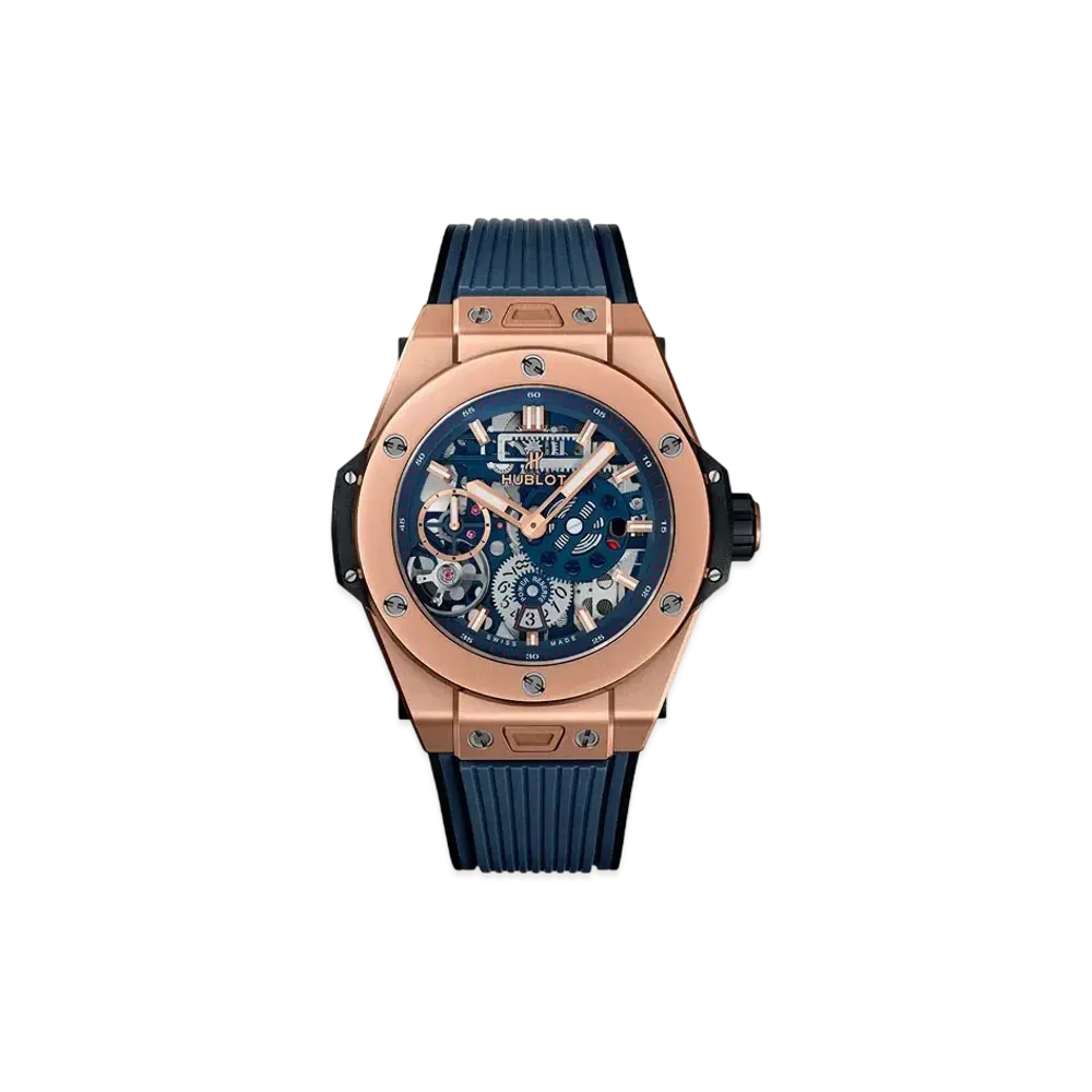 HUBLOT Big Bang Meca-10 King Gold Blue 45mm
