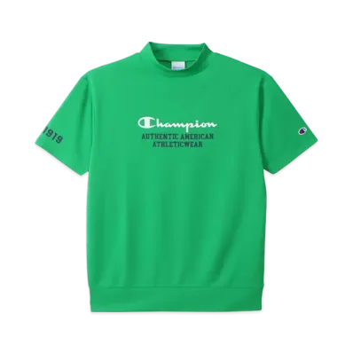 Champion Short Sleeve Mock Neck Shirt 25SS "Kelly Green"