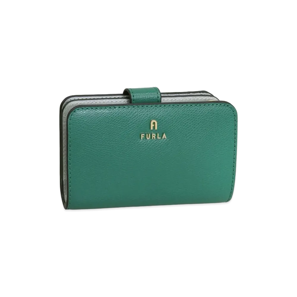 FURLA Camelia M Compact Wallet "Green"
