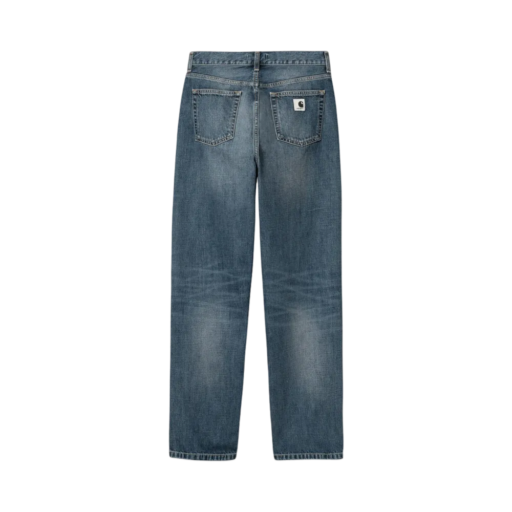 Carhartt WIP W Barnwell Pant "Blue Dark(Used Wash)"