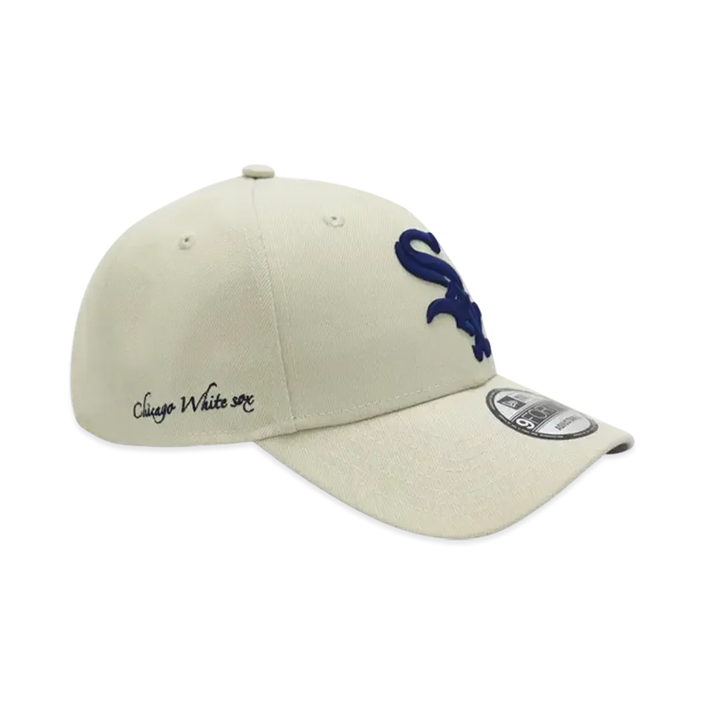 NEW ERA x THE CAP 'ONE STONE' 9Forty Chicago White Sox "Stone White"