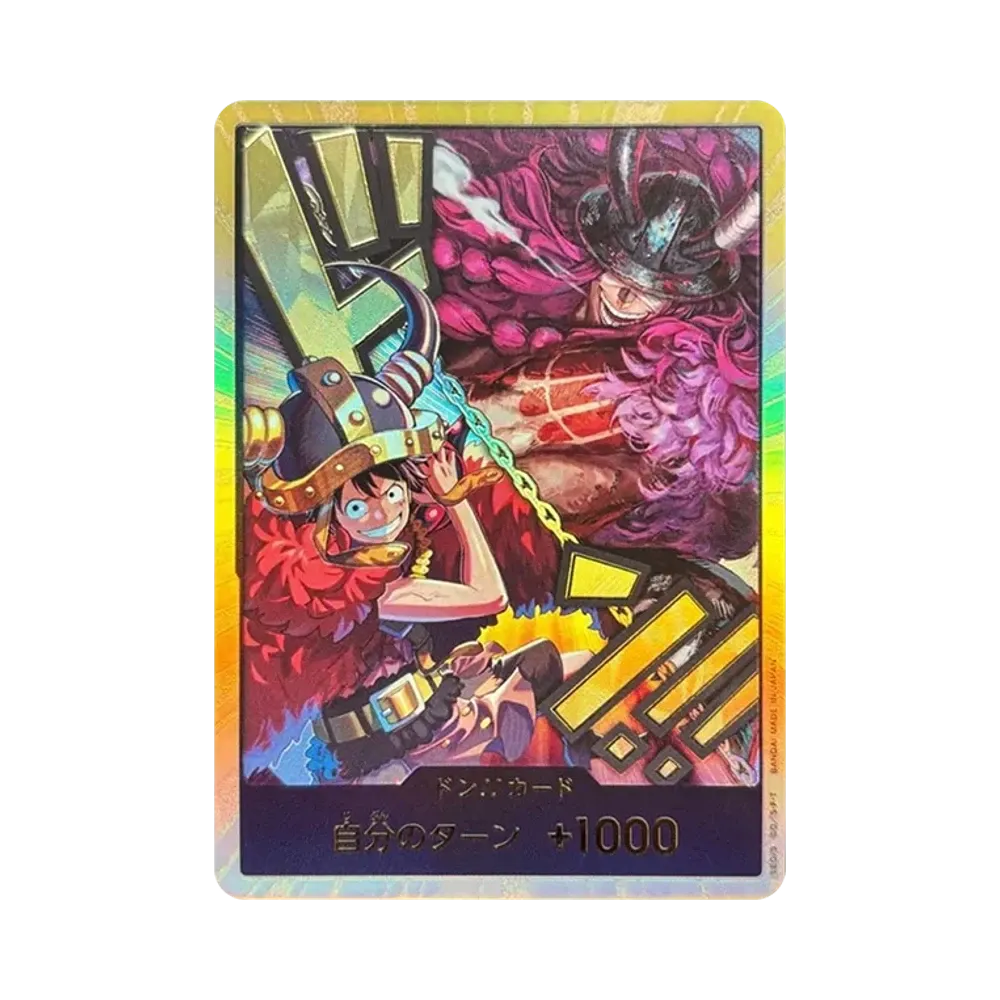 ドン!!カード (ルフィ / ロキ) :金ドン (ブースターパック「世界最強の戦士」)