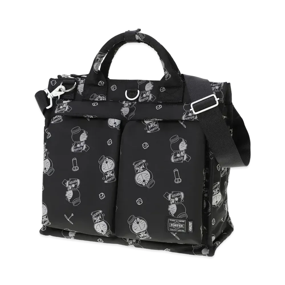 PORTER x Doraemon 2Way Tote Bag "Black"