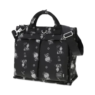 PORTER x Doraemon 2Way Tote Bag "Black"
