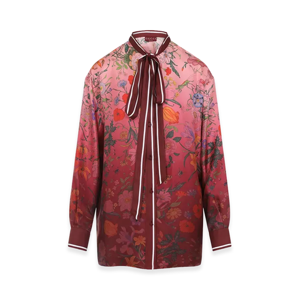 GUCCI Women's 'Gucci Flora' Print Shirt "Multicolor"