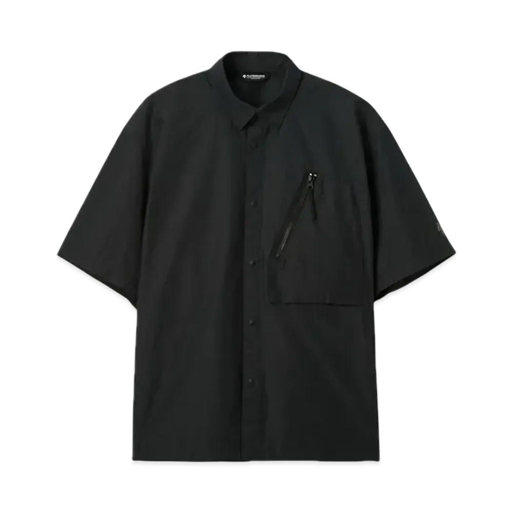 DESCENTE ALLTERRAIN Steep Pocket Half Sleeve Shirt "Black"