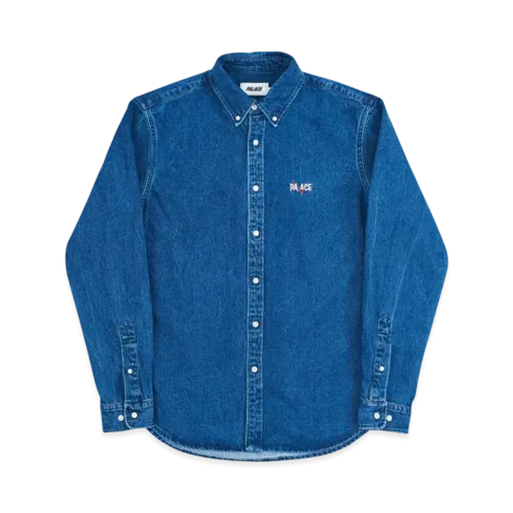 PALACE Correct Denim Shirt "Stone"