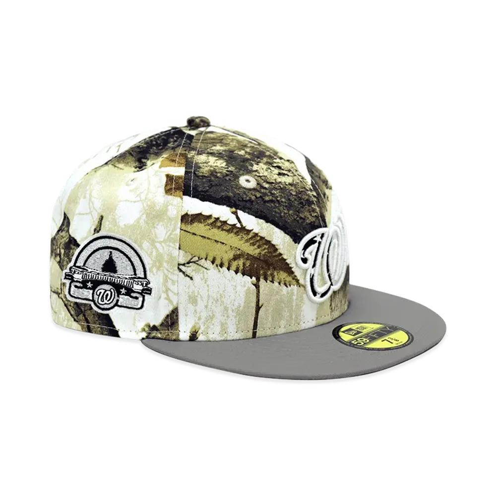 NEW ERA x THE CAP 59Fifty Forest Seeker Washington Nationals "Tree Camo/Gray"