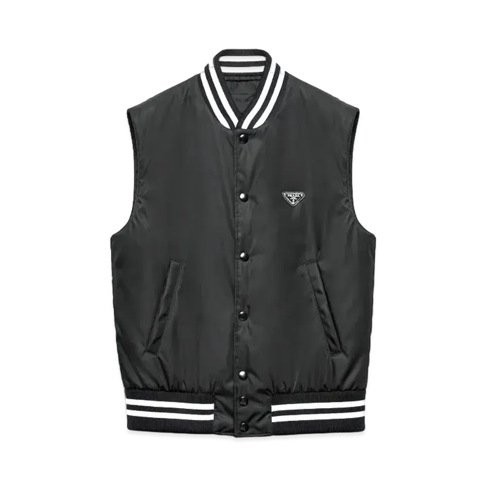 PRADA Men's Re-Nylon Vest "Black"