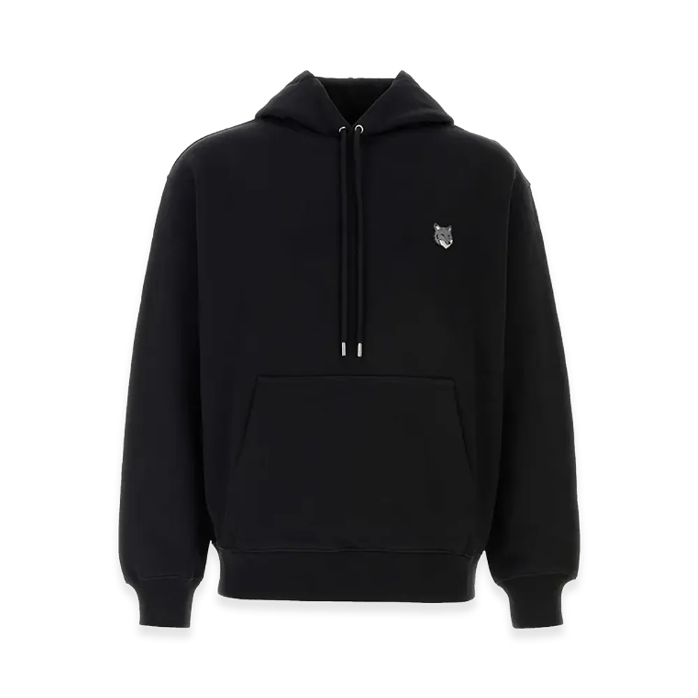 Maison Kitsune Fox Head Comfort Fit Hoodie "Black"