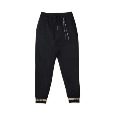 mastermind WORLD Slim Fit Colorribbed Track Pants "Black Gold"