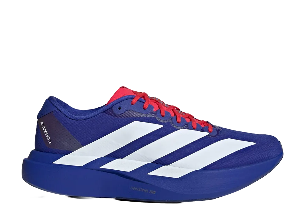 adidas Adizro Evo SL Woven "Lucid Blue/Pure Ruby/Cloud White"