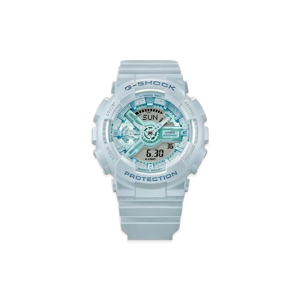 Casio G-Shock GMA-S110 Analog-Digital L Watch "Light Blue"