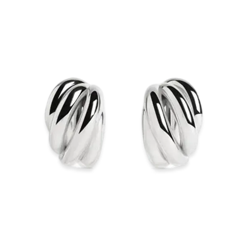 BALENCIAGA Saturne Earrings "Silver"