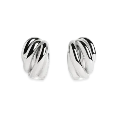 BALENCIAGA Saturne Earrings "Silver"