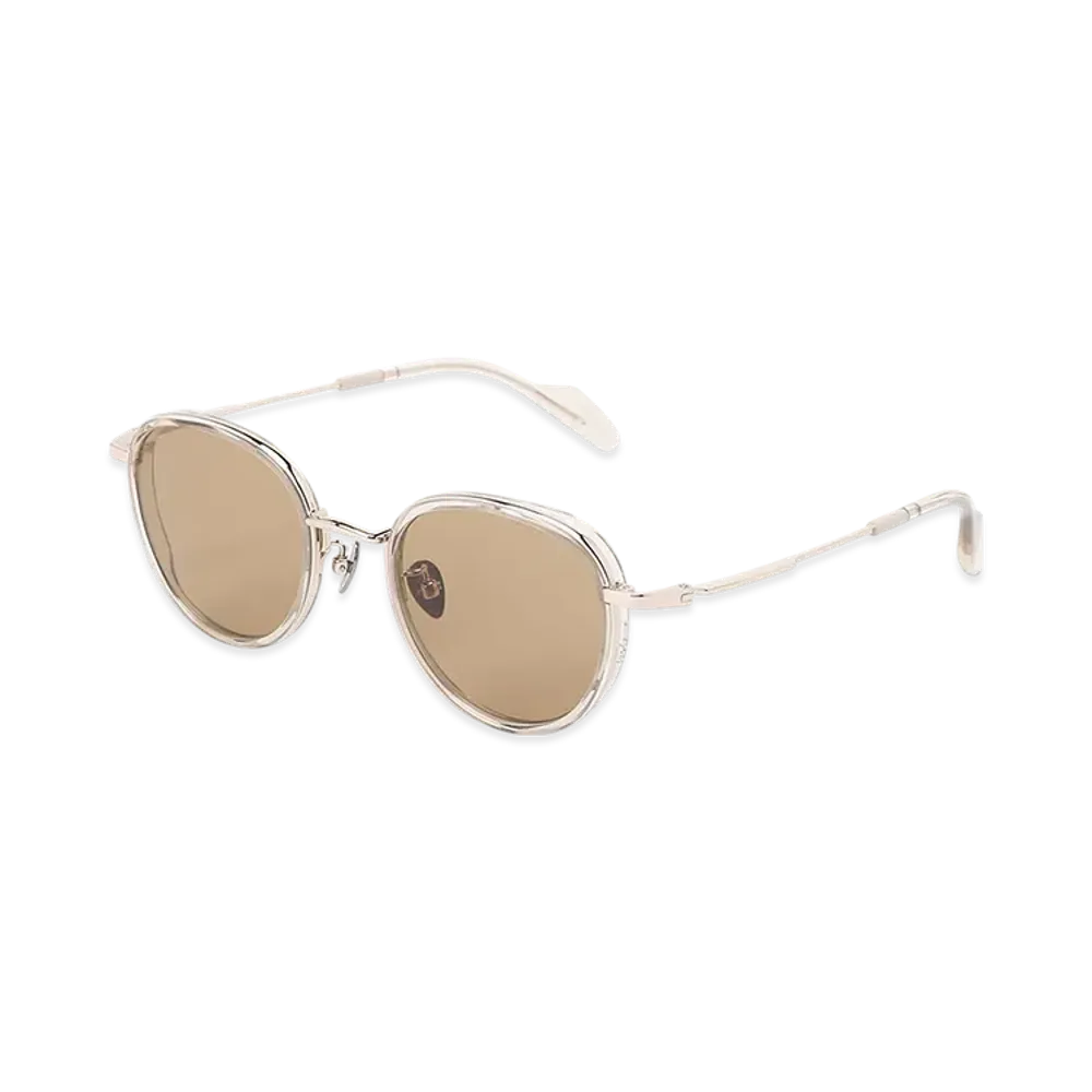 Yohji Yamamoto POUR HOMME Optical Frames Eyewear L "Clear/Brown"