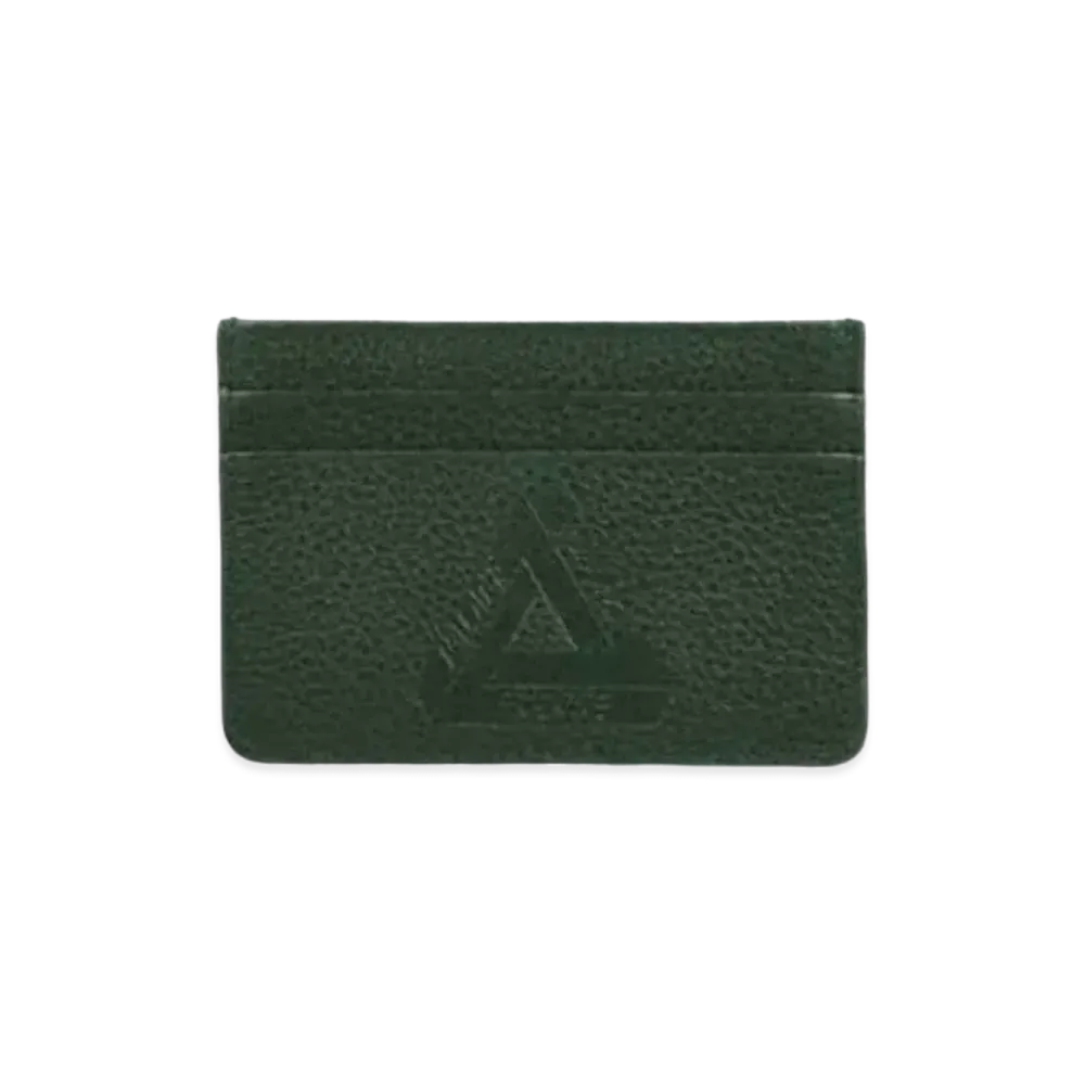 PALACE LEATHER CARD HOLDER "Green"