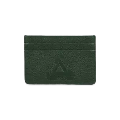 PALACE LEATHER CARD HOLDER "Green"