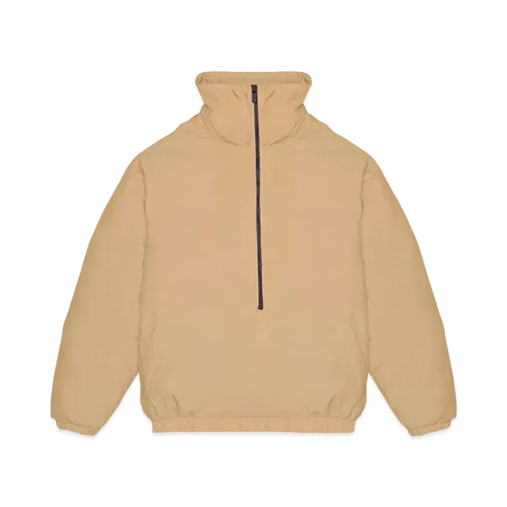 FEAR OF GOD ESSENTIALS Oak Quilted Pullover Sweatshirt "Oak"
