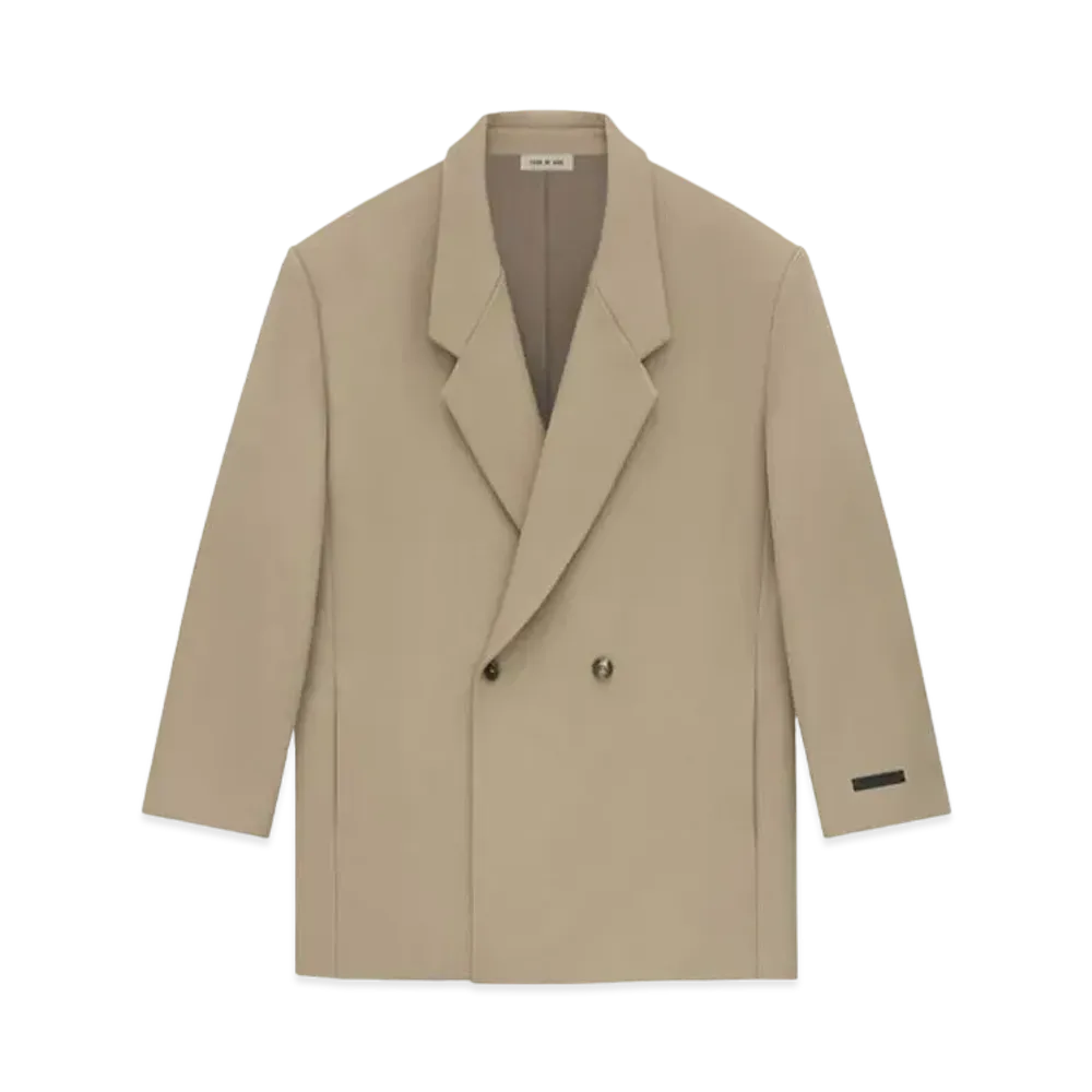 FEAR OF GOD Weighted Twill Relaxed Blazer "Dune"