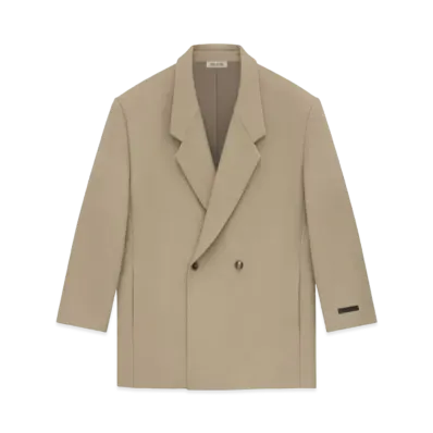 FEAR OF GOD Weighted Twill Relaxed Blazer "Dune"