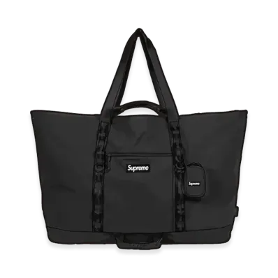 Supreme X-Large Tote Bag + Utility Pouch (26SS) "Black"