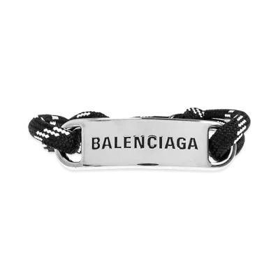 BALENCIAGA Women's Bijoux "Blk/White/Ant Silver"