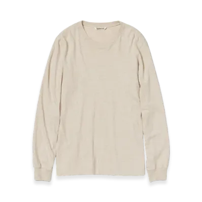 AURALEE Seamless L/S T-Shirt "Top Brown"