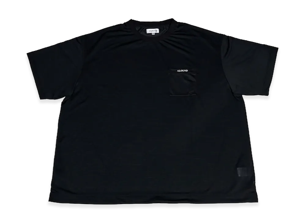 ALOUND Wide Mesh Pocket Shirts "Black"