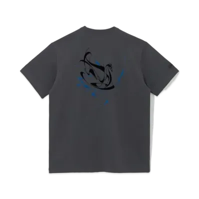 NEW ERA BTS x MLB Black Swan New York Yankees Performance Tee "Charcoal"