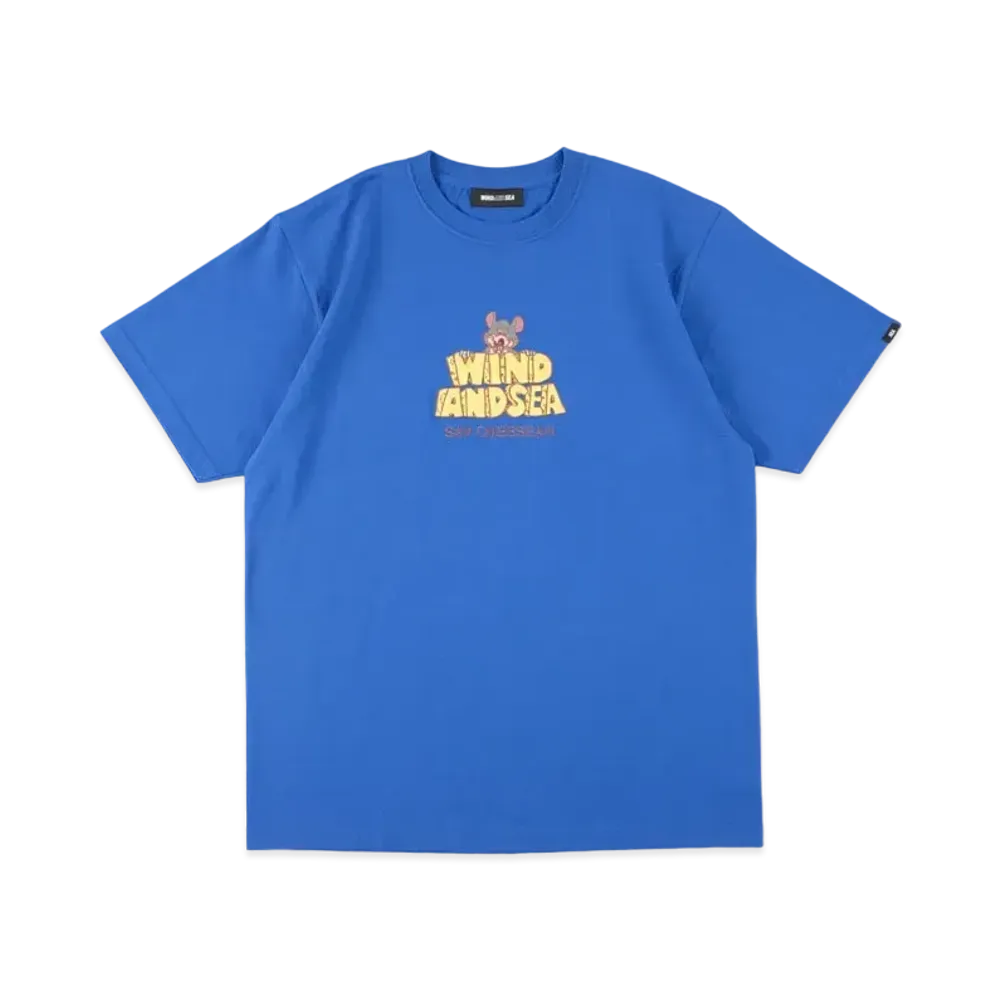 WIND AND SEA SAY CHEESEA (WDS-RAT) TEE "Blue"