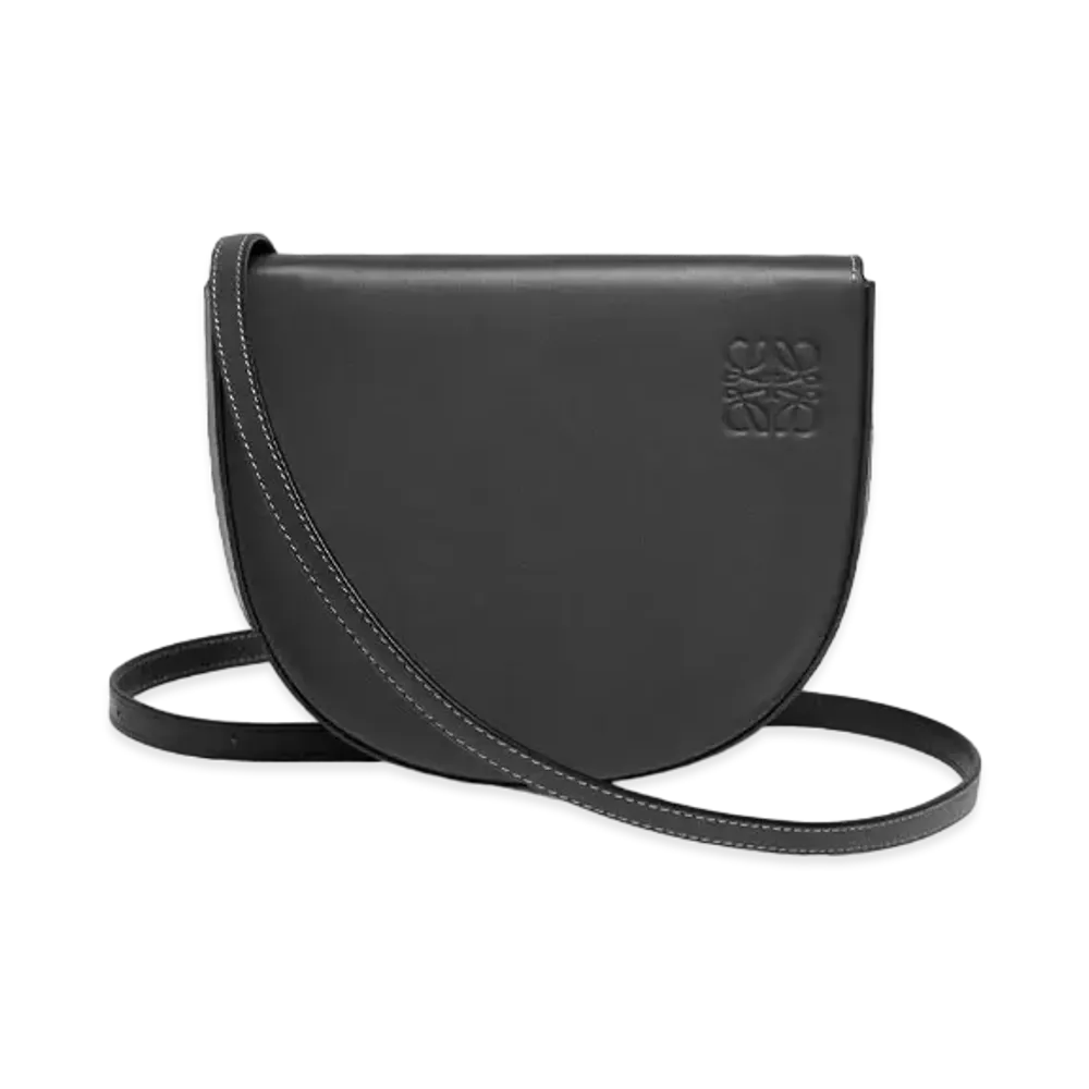 LOEWE Heel Bag In Soft Calfskin "Black"