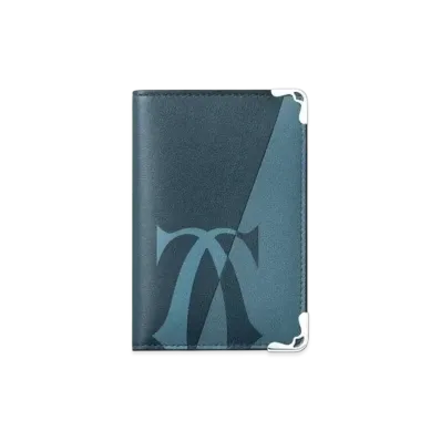 Cartier Four-Card Holder, Must de Cartier "Steel Gray"