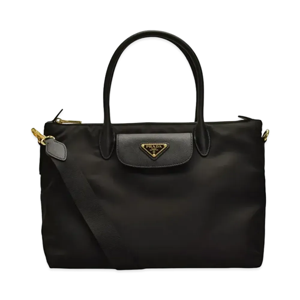 PRADA Nylon Tote Bag "Black"