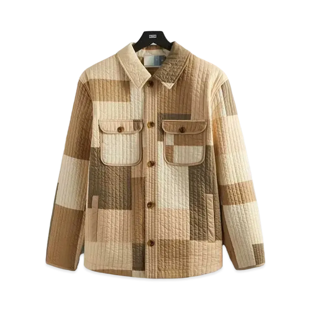 Kith Lowell Quilted Shirt Jacket "Canvas"