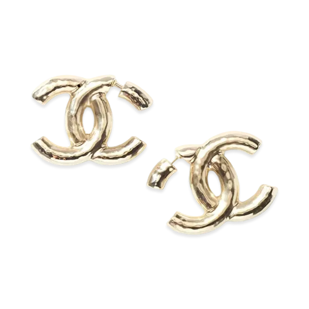 CHANEL Metal Earrings "Gold"
