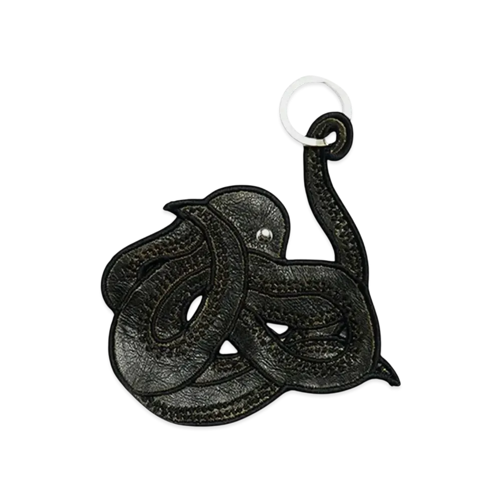 OUR LEGACY Squid Keyring Leather "Black" A4248SKB